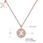 Moissanite pendant necklace OZMX