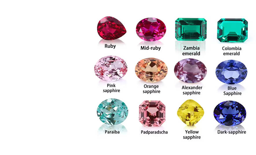 colored lab grown gemstones 1
