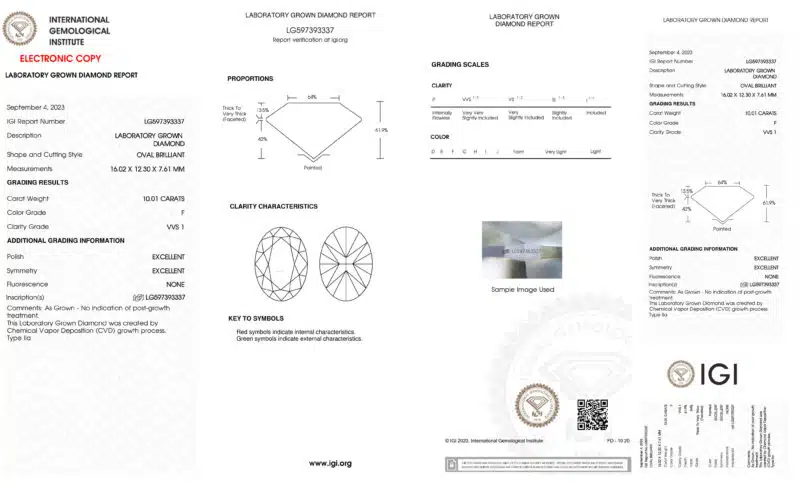 10.01ct F VVS1 LG597393337