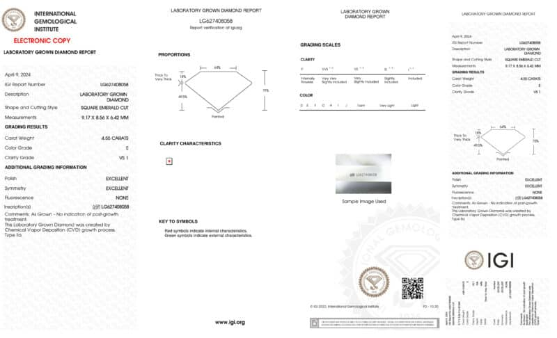 4.55ct E VS1 LG627408058