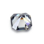 Asscher gesneden grijze Moissanite 02