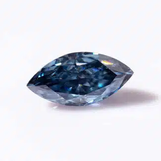 Marquise cut blue Moissanite 01