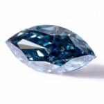 Marquise cut blue Moissanite 02