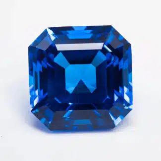 asscher cut lab grown cobalt spinel 01