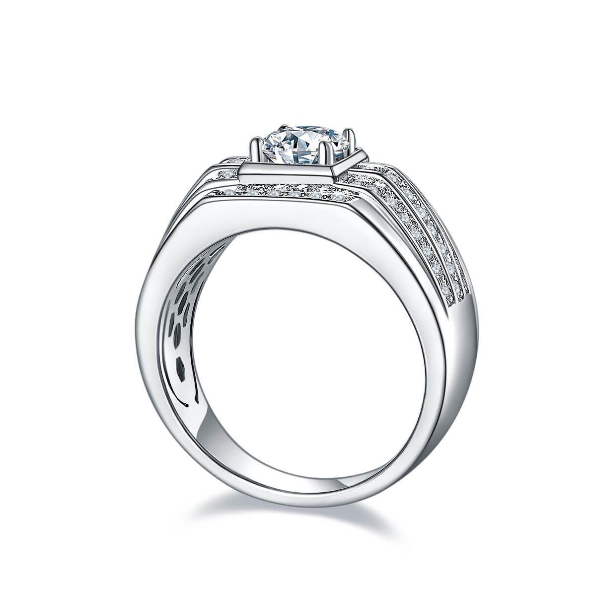 moissanite ring voor mannen m78a 03
