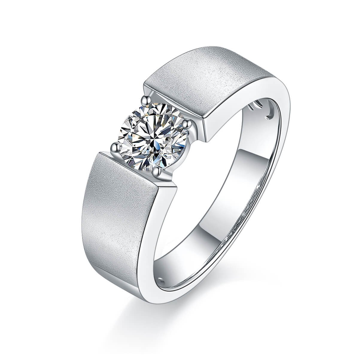 nhẫn moissanite cho nam m82a 01