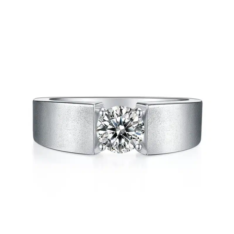 moissanite ring for men m82a 02