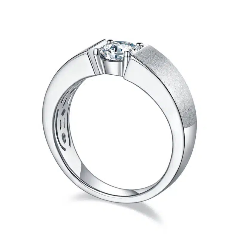 moissanite ring for men m82a 03