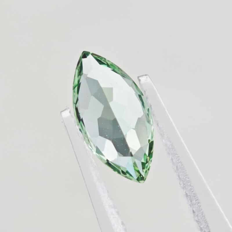 marquise cut lab grown green sapphire 02