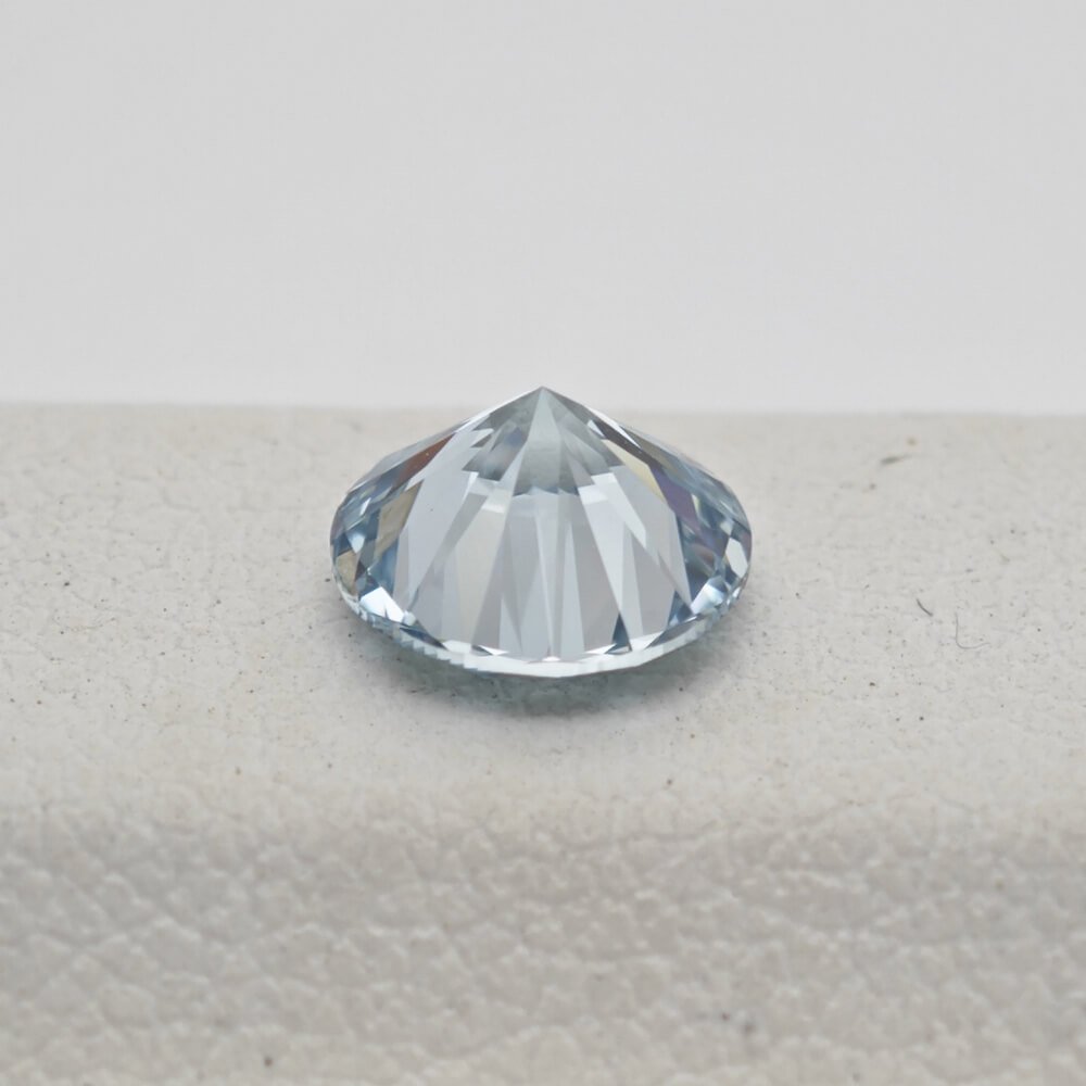 Diamante azul cultivado em laboratório com lapidação redonda 02 Diamante azul cultivado em laboratório com lapidação redonda 02