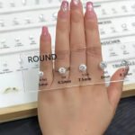 5A Cubic Zirconia Diamond Cut &Amp; Carat Comparison Set 3 diamond carat comparison set 03