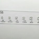 5A Cubic Zirconia Diamond Cut &Amp; Carat Comparison Set 7 princess cut diamond carat comparison set