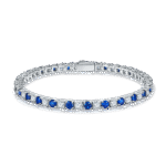 Pulseira de tênis clássica alternada zh155u 03