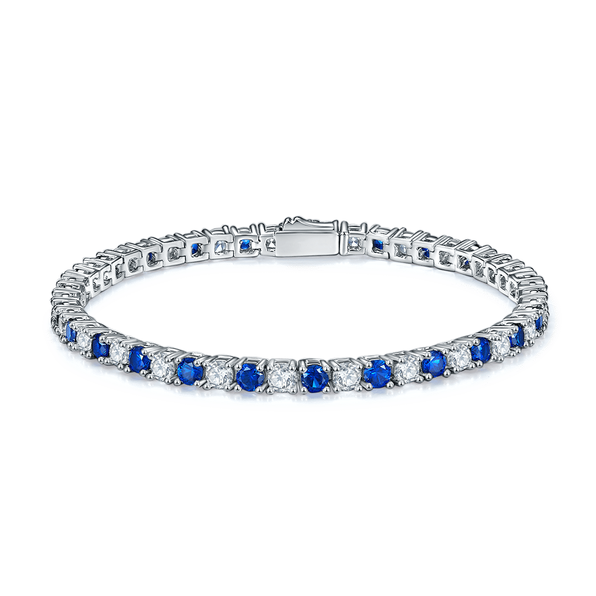 Pulseira de tênis clássica alternada zh155u 03