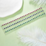 Pulseira de tênis clássica alternada zh155u 08