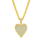 Luxury Classic Heart Shape Moissanite Iced Out Pendant 2 luxury classic moissanite ace of heart pendant j008a 02