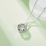Sterling Silver Dancing Moissanite Pendant Necklace 5 sterling silver dancing moissanite pendant necklace oldr 06