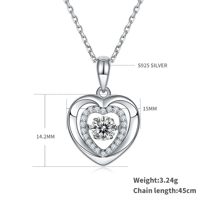 dancing moissanite pendant necklace oldn 02