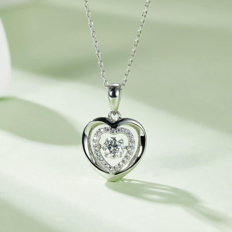 dancing moissanite pendant necklace oldn 03