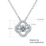 Lucky-Leaf Dancing Moissanite Pendant Necklace 2 lucky-leaf dancing moissanite pendant necklace oldc 02
