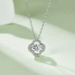 Lucky-Leaf Dancing Moissanite Pendant Necklace 3 lucky-leaf dancing moissanite pendant necklace oldc 04