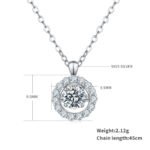 Sterling Silver Dancing Moissanite Pendant Necklace 2 sterling silver dancing moissanite pendant necklace oldd 02