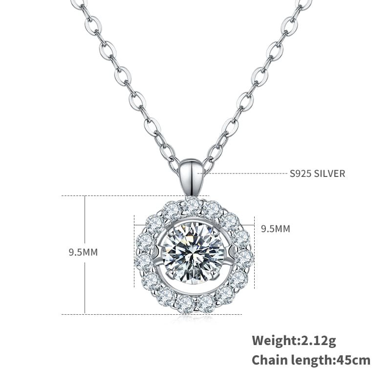 sterling silver dancing moissanite pendant necklace oldd 02