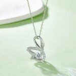 Little Swan Shape Dancing Moissanite Pendant Necklace 3 little swan shape dancing moissanite pendant necklace oldx 04