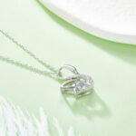 Little Swan Shape Dancing Moissanite Pendant Necklace 4 little swan shape dancing moissanite pendant necklace oldx 05