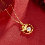 Rat Of The Chinese Zodiac Moissanite Pendant Necklace 5 rat of the chinese zodiac moissanite pendant necklace osxa 05