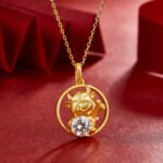 Ox Of The Chinese Zodiac Moissanite Pendant Necklace 3 ox of the chinese zodiac moissanite pendant pecklace osxb 03