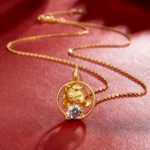 Horse Of The Chinese Zodiac Moissanite Pendant Necklace 4 horse of the chinese zodiac moissanite pendant necklace 04