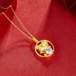Goat Of The Chinese Zodiac Moissanite Pendant Necklace 5 sheep of the chinese zodiac moissanite pendant necklace osxh 05