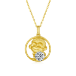 Monkey Of The Chinese Zodiac Moissanite Pendant Necklace 1 monkey of the chinese zodiac moissanite pendant necklace osxi 01