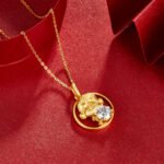 Monkey Of The Chinese Zodiac Moissanite Pendant Necklace 4 monkey of the chinese zodiac moissanite pendant necklace osxi 04