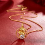 Monkey Of The Chinese Zodiac Moissanite Pendant Necklace 5 monkey of the chinese zodiac moissanite pendant necklace osxi 05