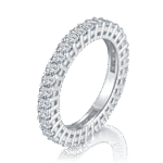 nhẫn vĩnh cửu moissanite cắt oval m97b 01