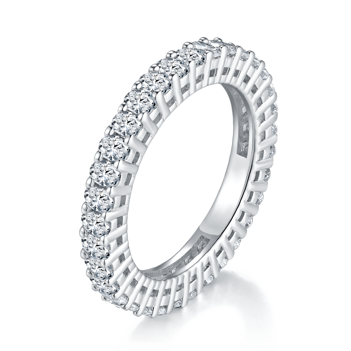 nhẫn vĩnh cửu moissanite cắt oval m97b 01