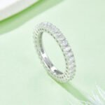 nhẫn vĩnh cửu moissanite cắt oval m97b 04