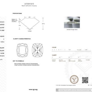 Início 25 antique cushion cut lab grown diamond igi report