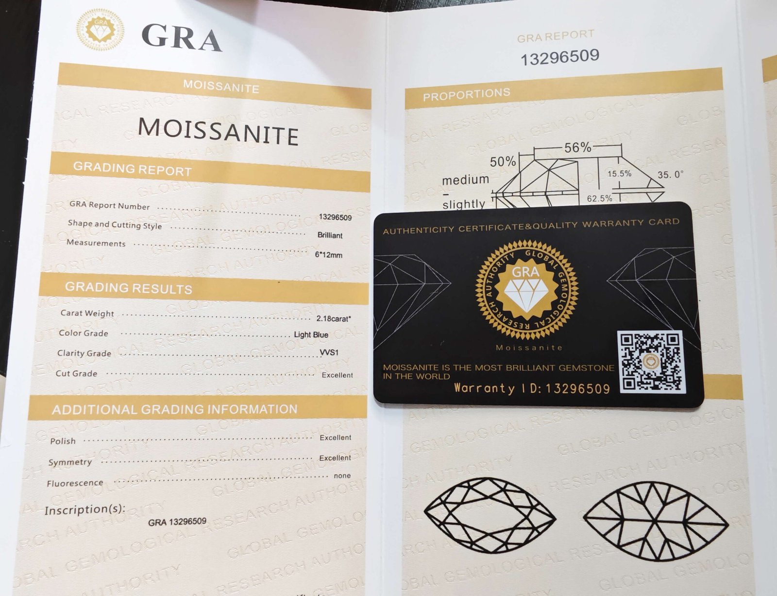 marquise cut 6x12mm light blue moissanite 03