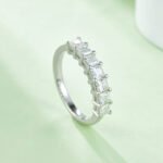 Cincin kawin ulang tahun moissanite potongan princess m95e 04