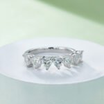 Cincin Pernikahan Ulang Tahun Moissanite Potongan Triliun 6 Cincin kawin ulang tahun moissanite potongan triliun m95f 06