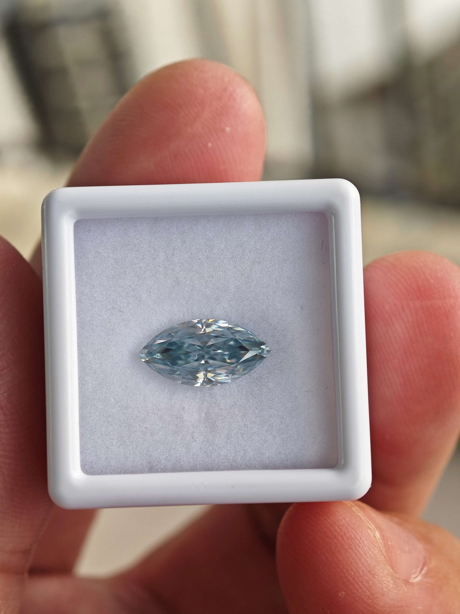 marquise cut 6x12mm light blue moissanite 01