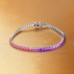 cultivation of colored gemstone rainbow bracelet wz03u wz02u wz01u 04