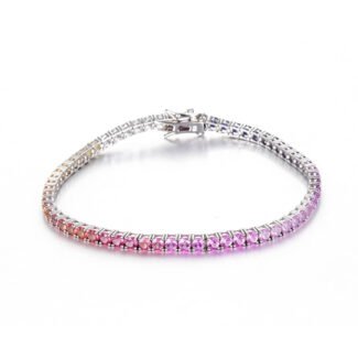 cultivation of colored gemstone rainbow bracelet wz03u wz02u wz01u 05