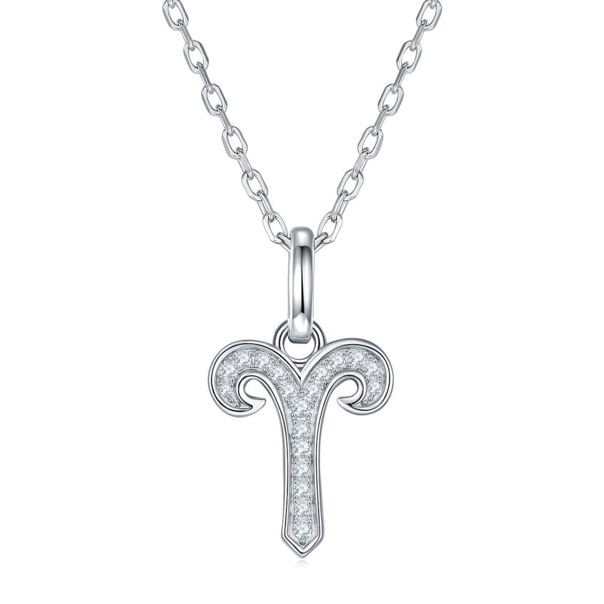 Aries of the Zodiac Moissanite hanger ketting OXZA 01