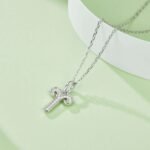 Aries of the Zodiac Moissanite pendant necklace OXZA 04