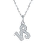 Capricorn of the Zodiac Moissanite pendant necklace OXZJ 01