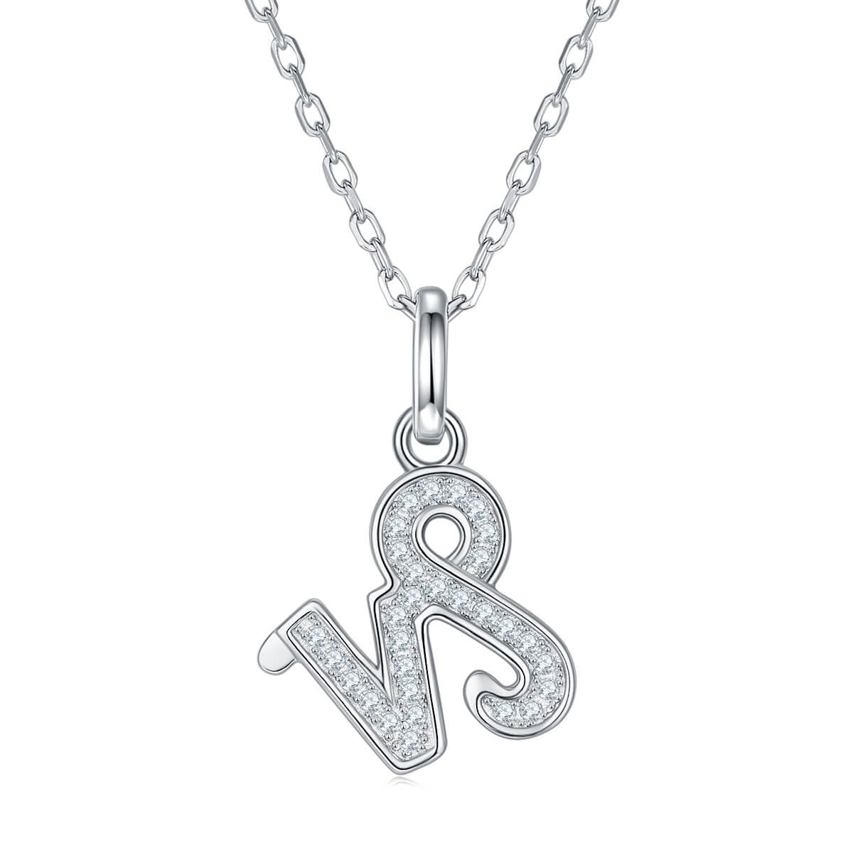 Capricorn of the Zodiac Moissanite pendant necklace OXZJ 01
